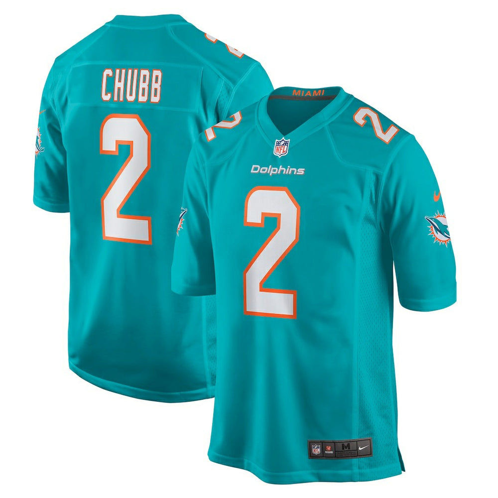Bradley Chubb Miami Dolphins Game Player Jersey - Aqua - Nike
