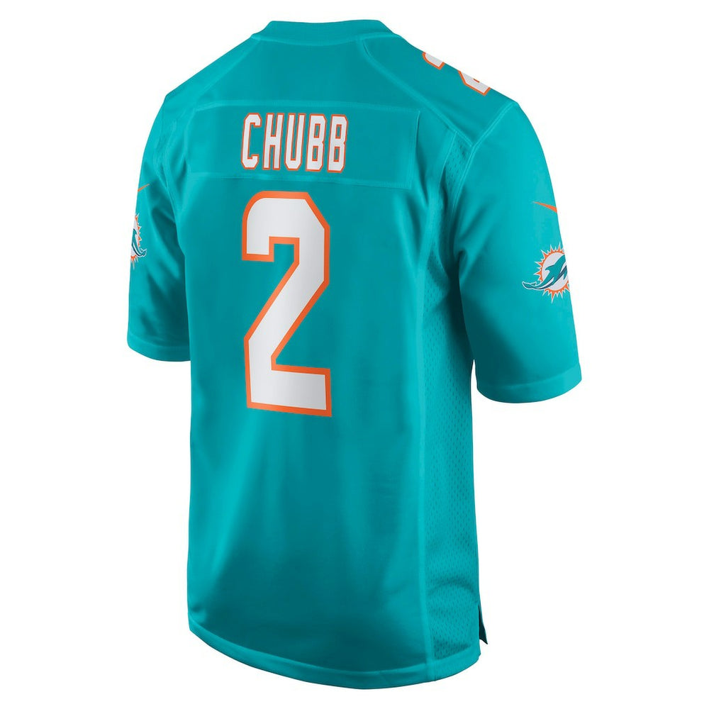 Bradley Chubb Miami Dolphins Game Player Jersey - Aqua - Nike