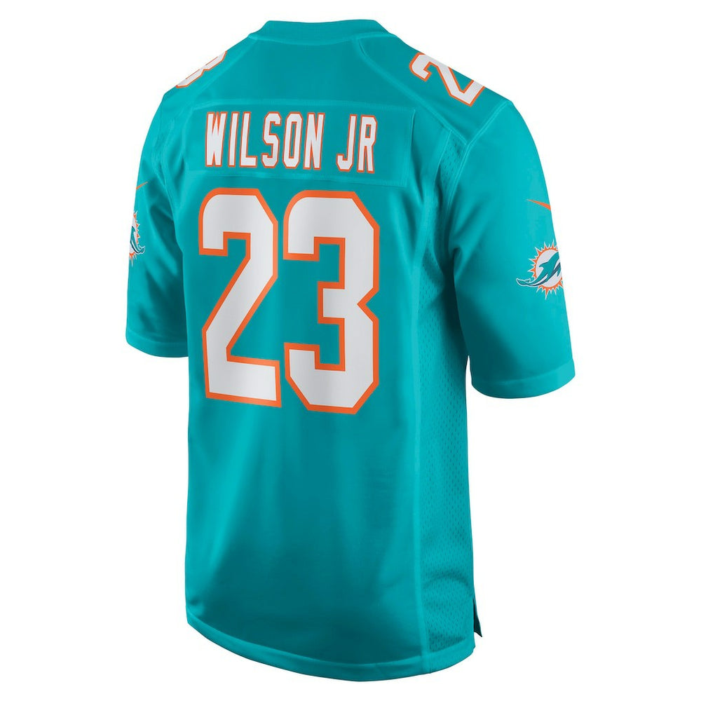 Jeff Wilson Jr. Miami Dolphins Game Player Jersey - Aqua - Nike