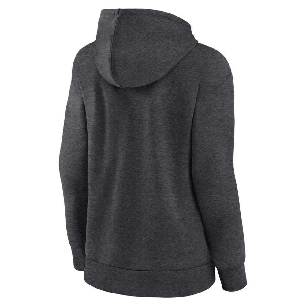 Vancouver Canucks Women's Primary Logo Pullover Hoodie - Charcoal | NHL on sale