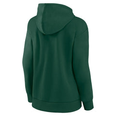 Minnesota Wild Women's Primary Logo Pullover Hoodie - Green | NHL Lifestyle