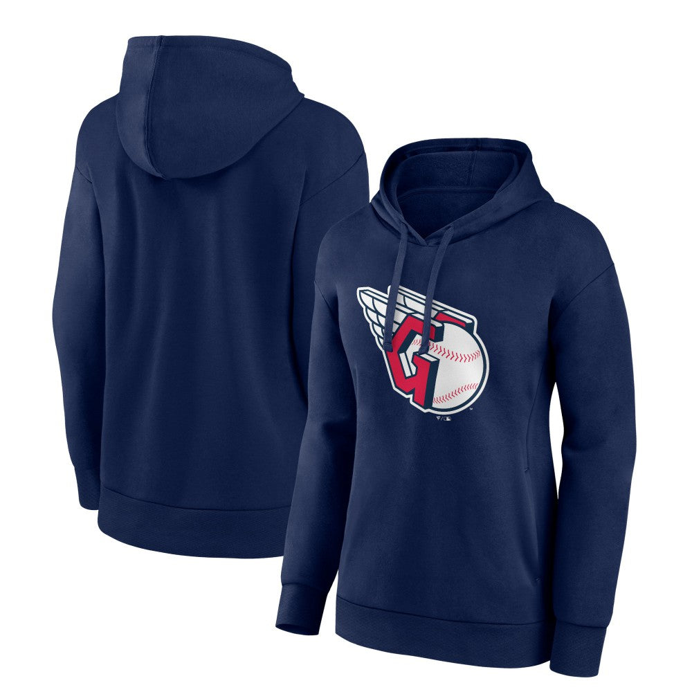 Cleveland Guardians Women's Core Logo Pullover Hoodie Discount