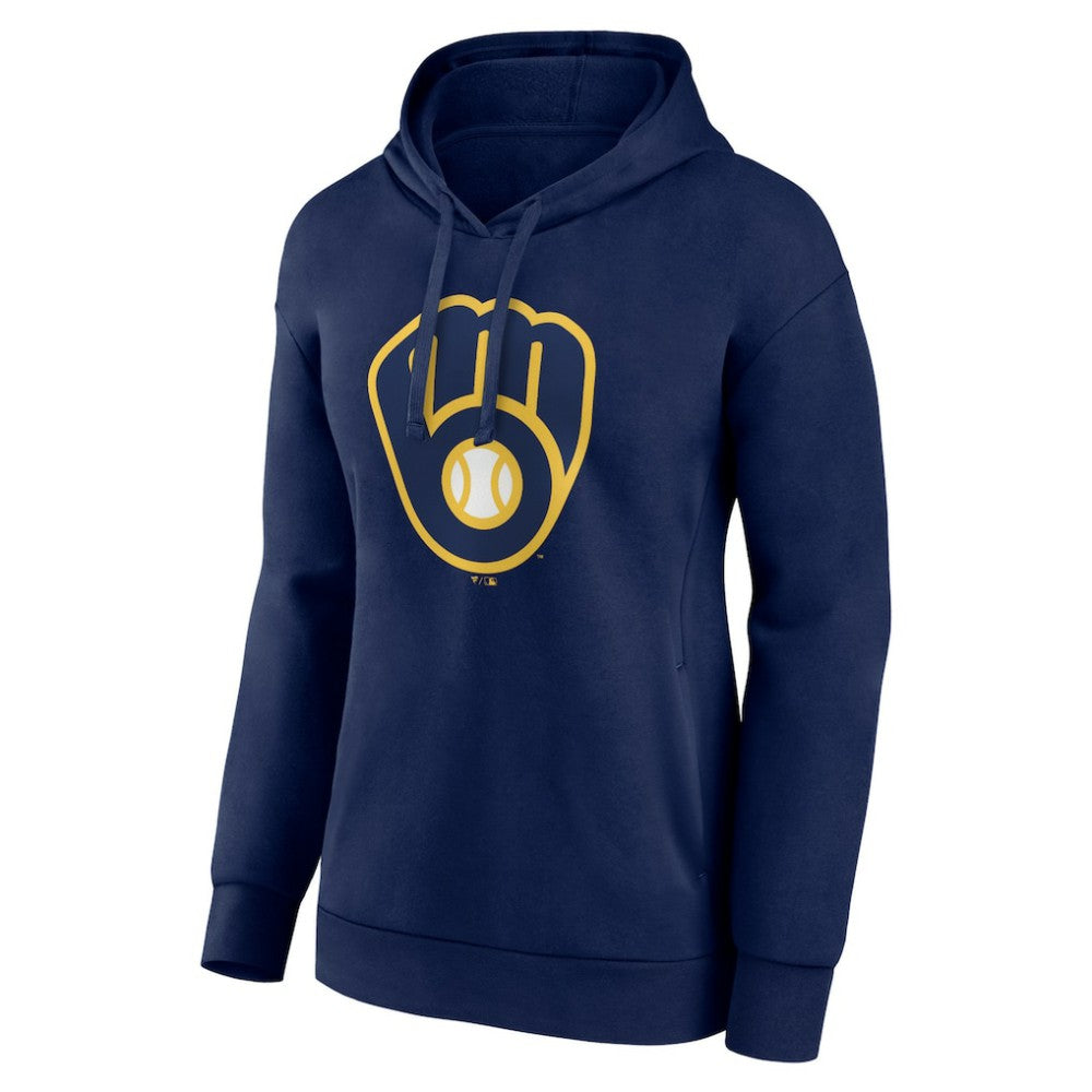 Milwaukee Brewers Women's Core Logo Pullover Hoodie for sale