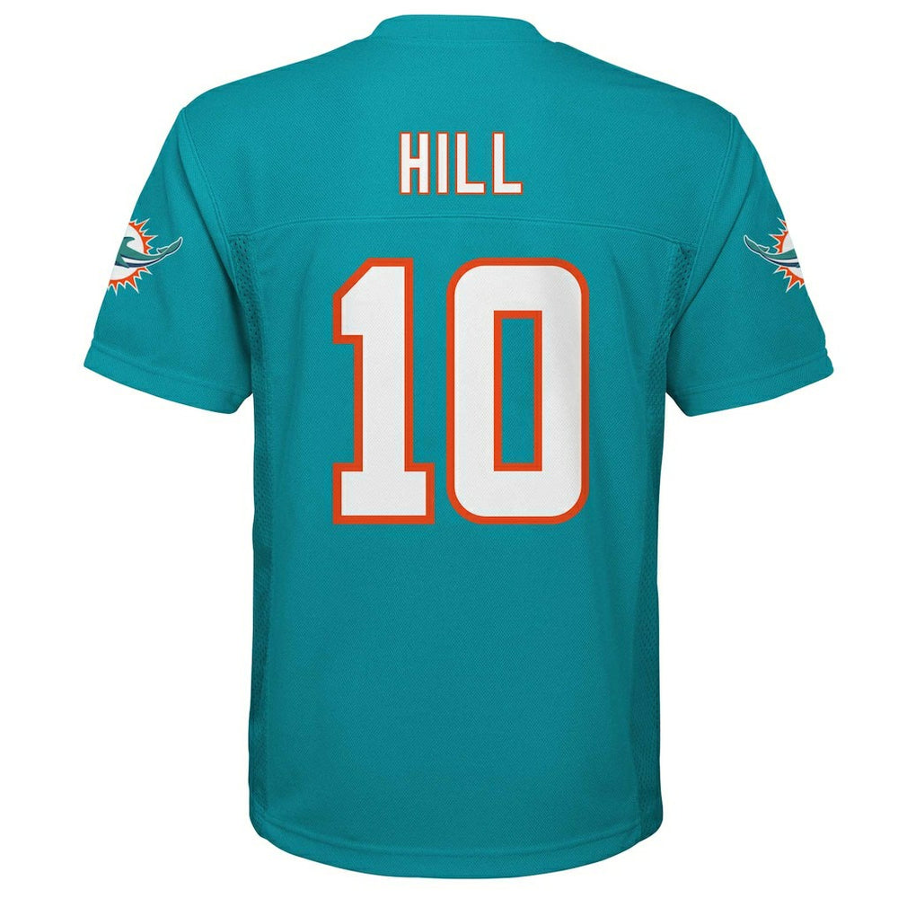 Tyreek Hill Miami Dolphins Youth Replica Player Jersey - Aqua - NFL