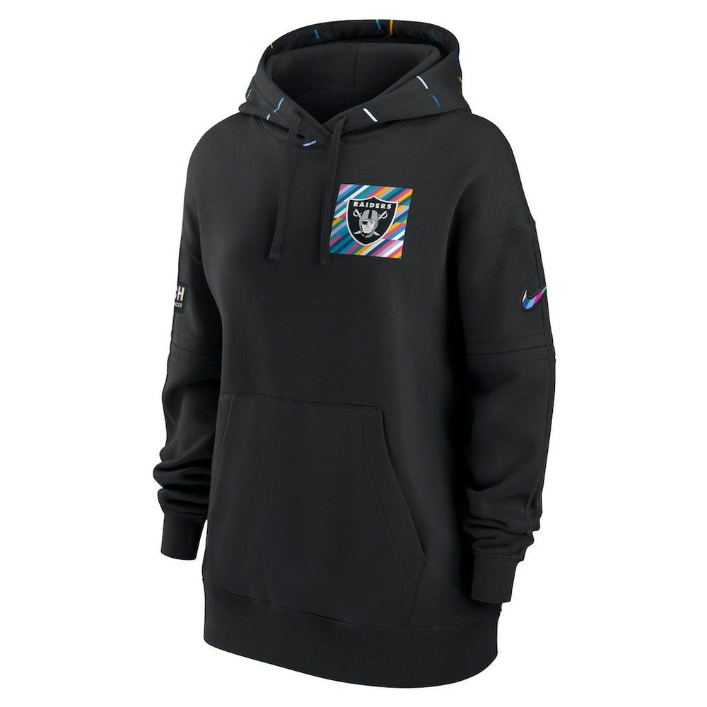 Las Vegas Raiders Women's 2023 NFL Crucial Catch Club Pullover Hoodie - Black - Nike