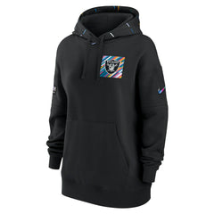 Las Vegas Raiders Women's 2023 NFL Crucial Catch Club Pullover Hoodie - Black - Nike