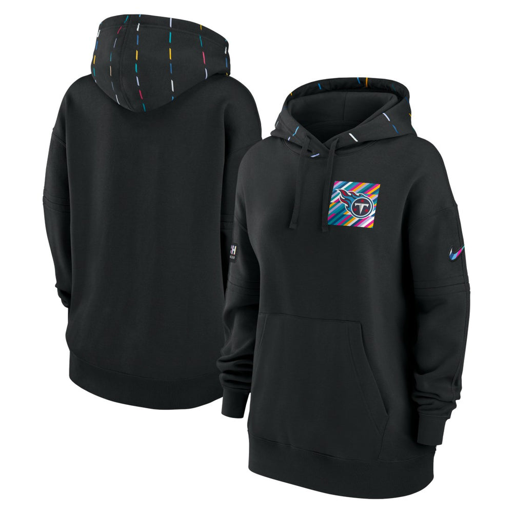 Tennessee Titans Women's 2023 NFL Crucial Catch Club Pullover Hoodie - Black - Nike