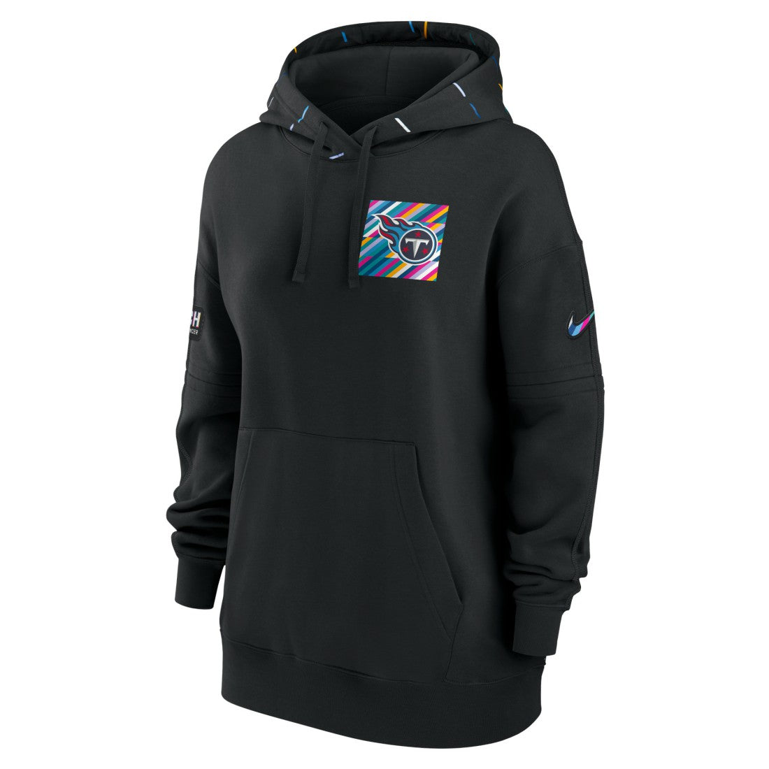 Tennessee Titans Women's 2023 NFL Crucial Catch Club Pullover Hoodie - Black - Nike