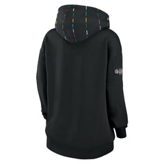 Tennessee Titans Women's 2023 NFL Crucial Catch Club Pullover Hoodie - Black - Nike