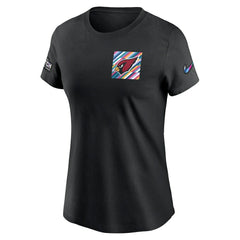 Arizona Cardinals Women's Crucial Catch Sideline Tri-Blend T-Shirt - Black - Nike