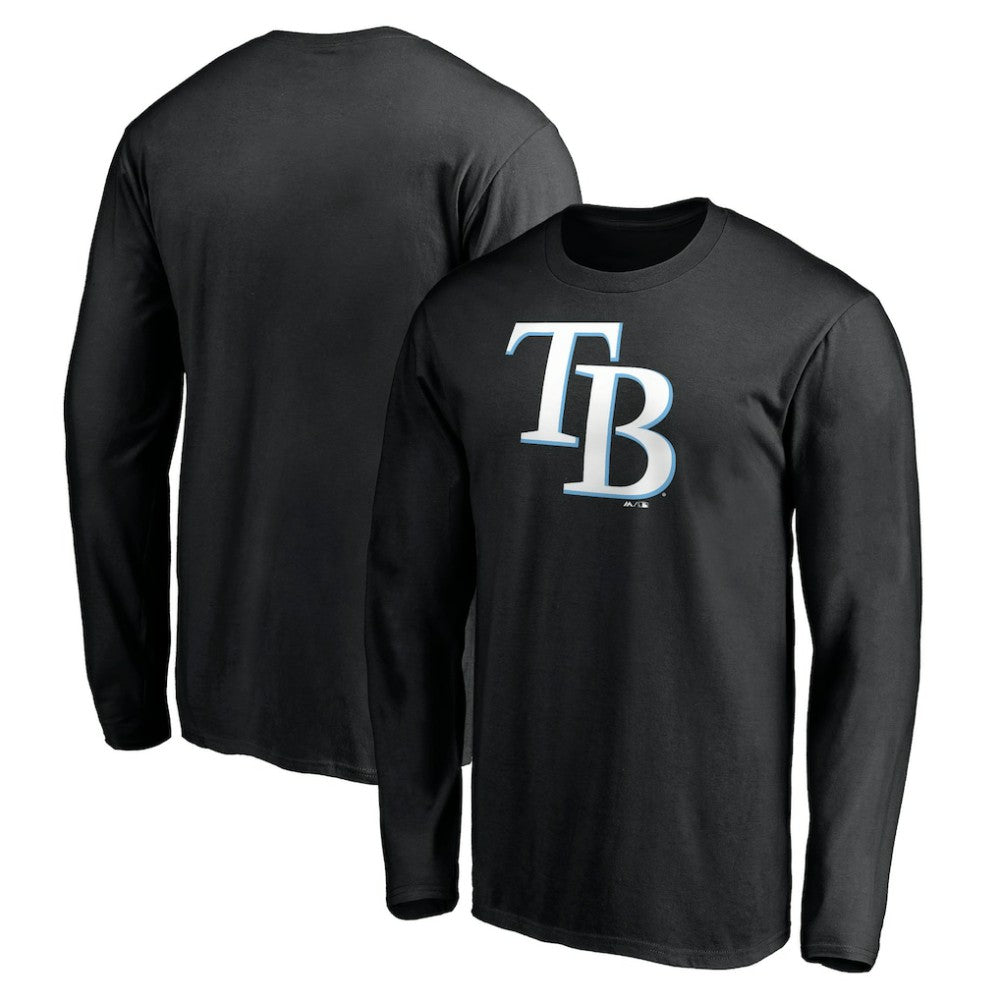 Tampa Bay Rays Official Team Logo Long Sleeve T-Shirt Outlet