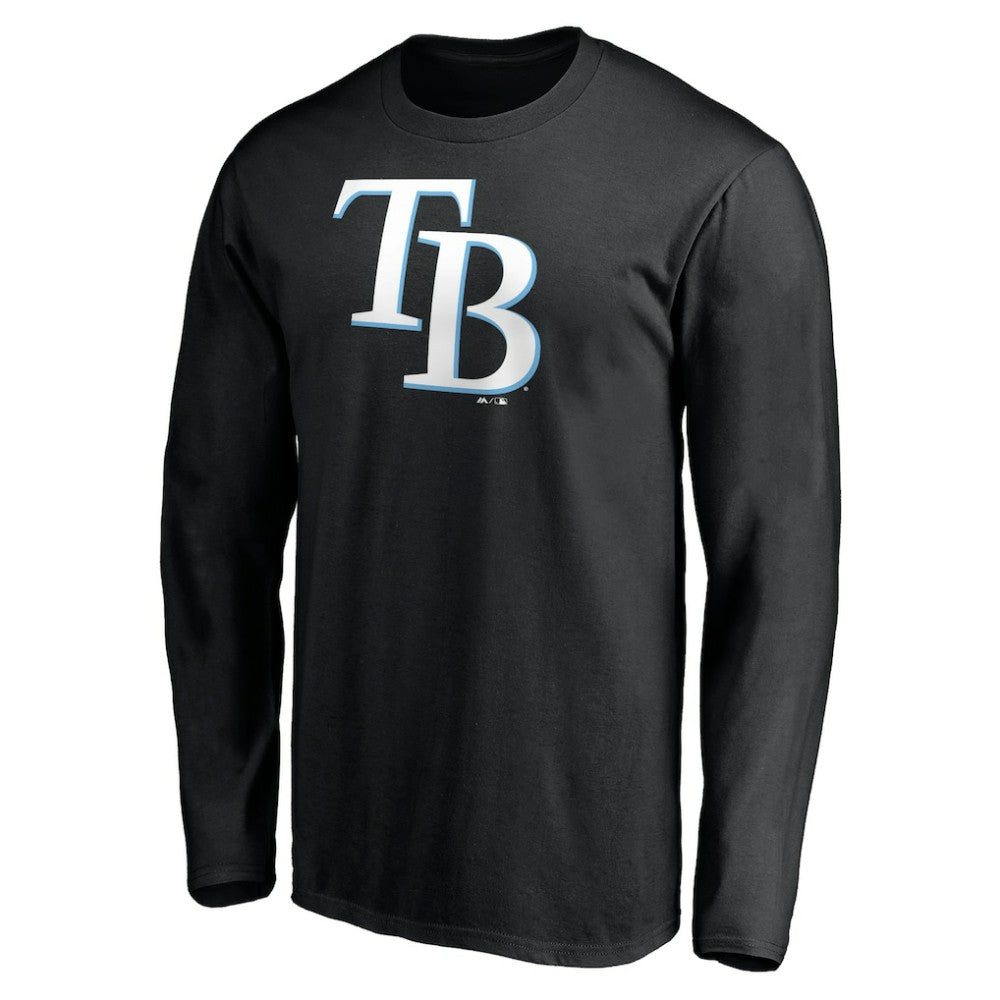 Tampa Bay Rays Official Team Logo Long Sleeve T-Shirt Outlet