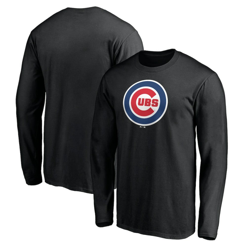 Chicago Cubs Official Team Logo Long Sleeve T-Shirt Discount