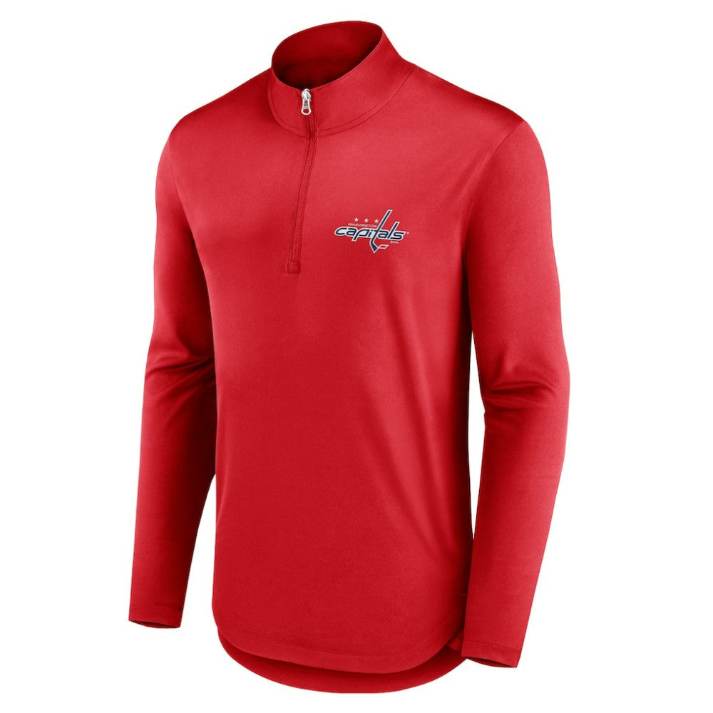 Washington Capitals Fanatics Mock Neck Quarter-Zip Top - Red | Fanatics near me