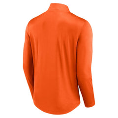 Philadelphia Flyers Fanatics Mock Neck Quarter-Zip Top - Orange | Fanatics Lifestyle