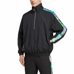 Adidas - Peter Saville x Manchester United Half-Zip Pullover Jacket – Black