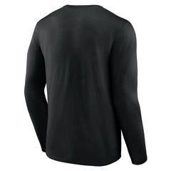 Minnesota Timberwolves Primary Team Logo Long Sleeve T-Shirt Black