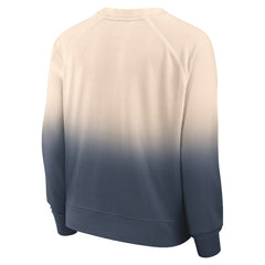 Atlanta Braves Fanatics Women's Luxe Lounge Arch Raglan Pullover Sweatshirt Discount