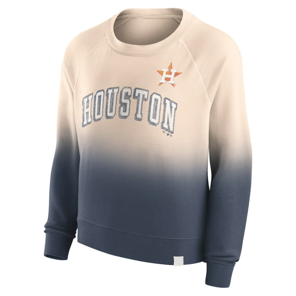 Houston Astros Fanatics Women's Luxe Lounge Arch Raglan Pullover Sweatshirt for sale