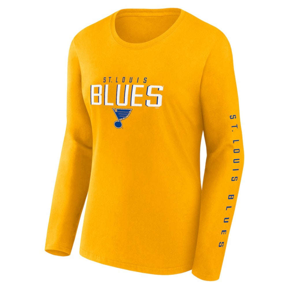 St. Louis Blues Fanatics Women's Long and Short Sleeve Two-Pack T-Shirt Set - Blue | Fanatics discount