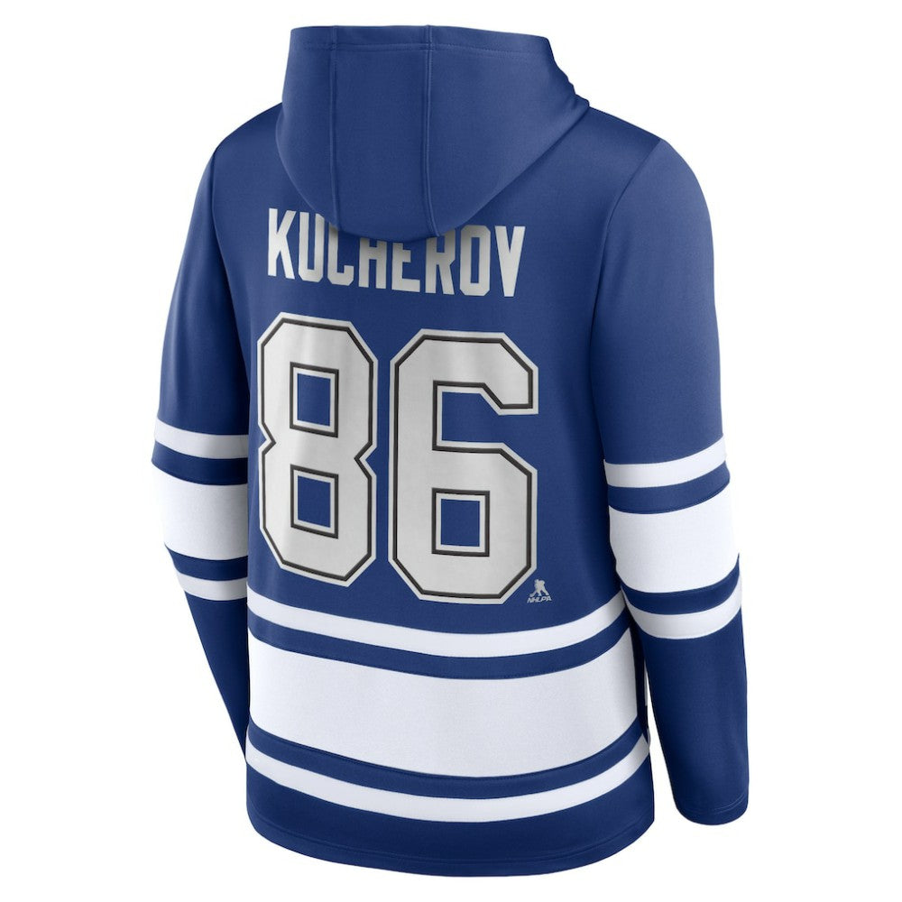 Nikita Kucherov Tampa Bay Lightning Fanatics Name & Number Lace-Up Pullover Hoodie - Blue | Fanatics on sale