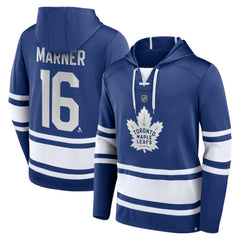 Mitch Marner Toronto Maple Leafs Fanatics Name & Number Lace-Up Pullover Hoodie - Blue | Fanatics discount