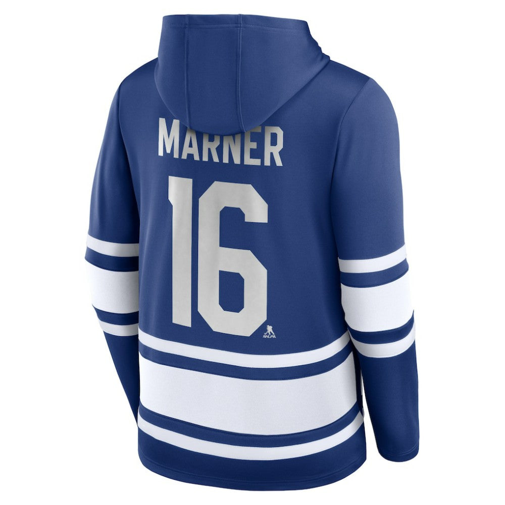 Mitch Marner Toronto Maple Leafs Fanatics Name & Number Lace-Up Pullover Hoodie - Blue | Fanatics discount