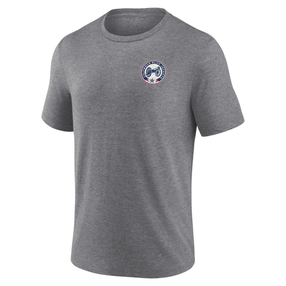 Columbus Blue Jackets Fanatics Winger Tri-Blend T-Shirt - Heather Gray | Fanatics on sale