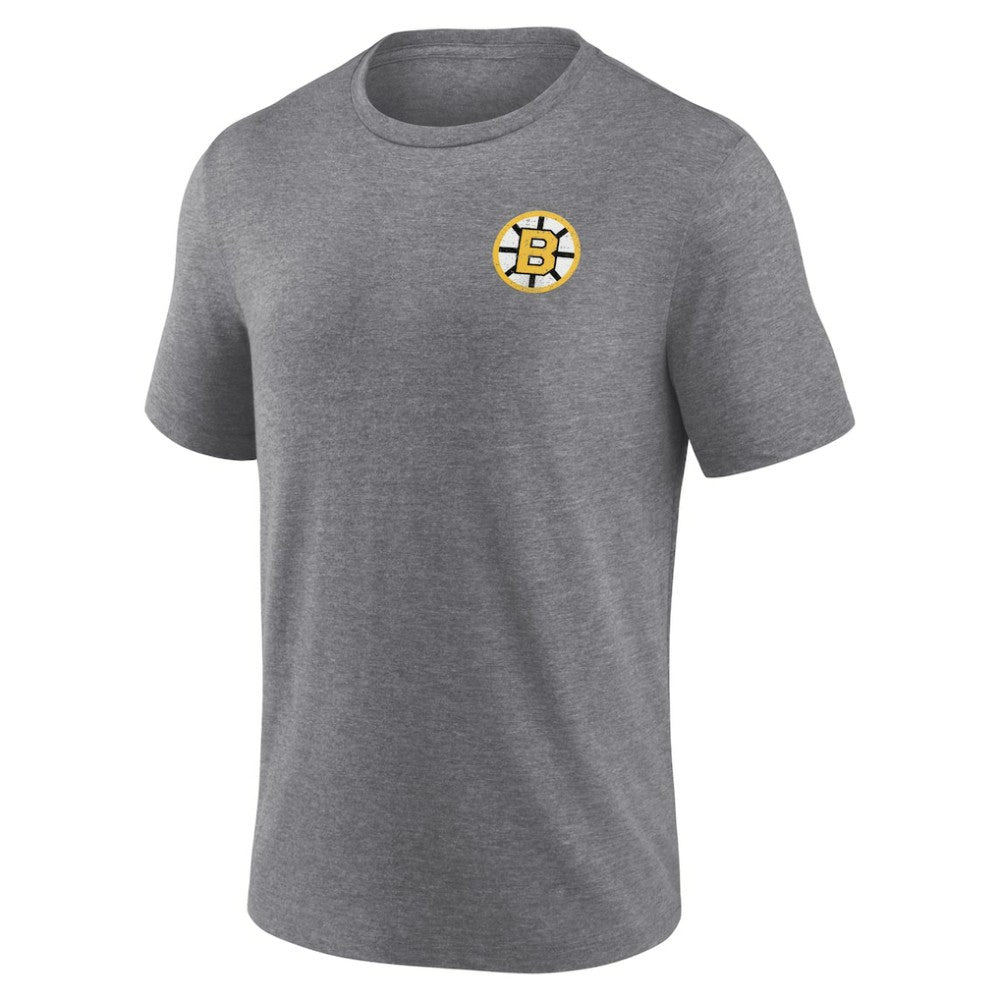 Boston Bruins Fanatics Winger Tri-Blend T-Shirt - Heather Gray | Fanatics Clearance