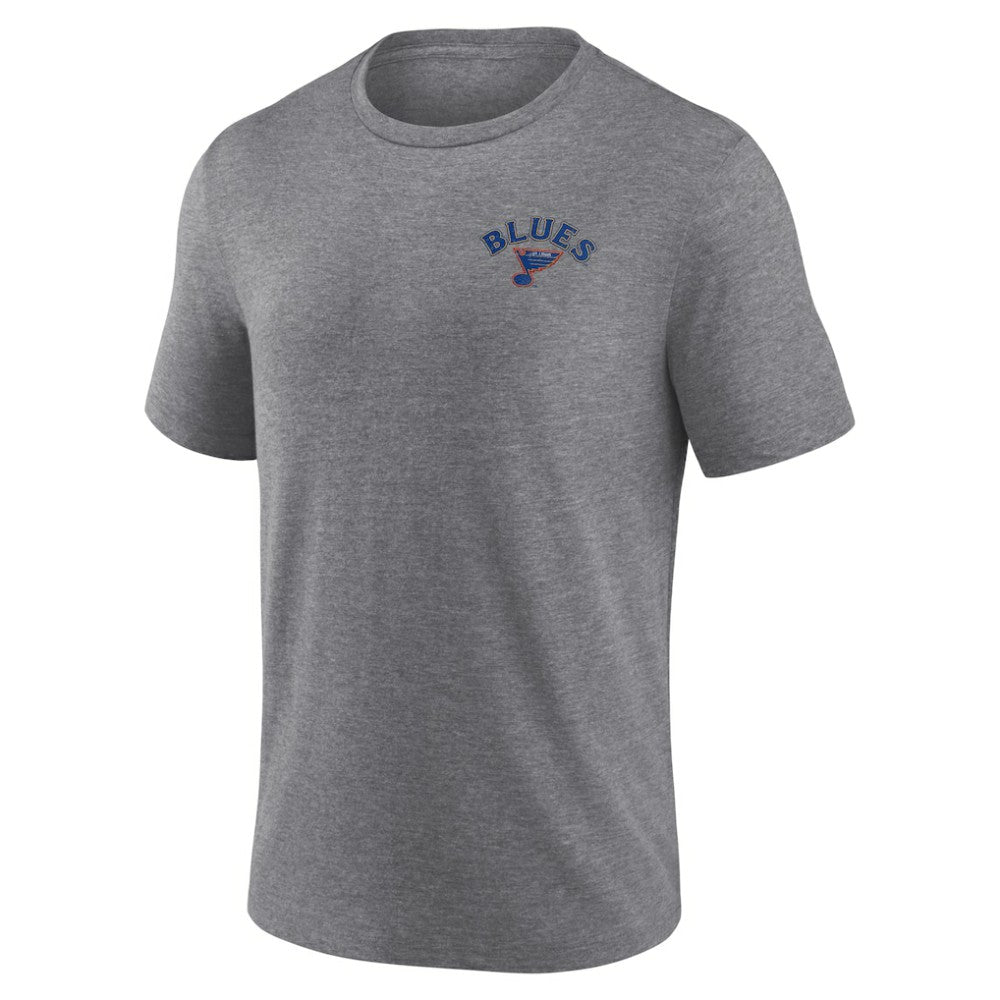 St. Louis Blues Fanatics Winger Tri-Blend T-Shirt - Heather Gray | Fanatics near me