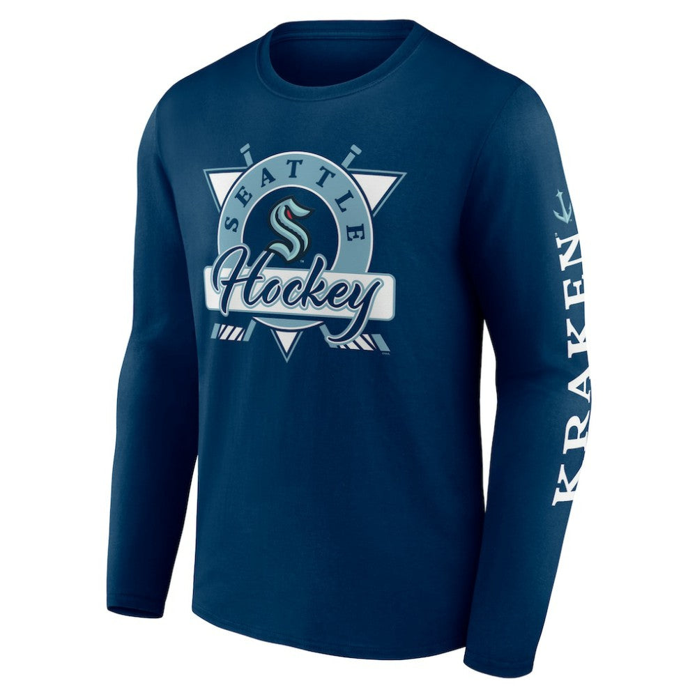Seattle Kraken Fanatics Rinkside Long Sleeve T-Shirt - Deep Sea Blue | Fanatics online