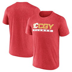 Calgary Flames Fanatics Playmaker T-Shirt - Heather Red | Fanatics near me