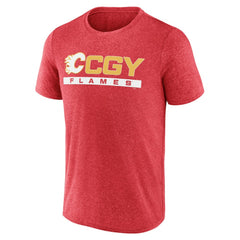 Calgary Flames Fanatics Playmaker T-Shirt - Heather Red | Fanatics near me