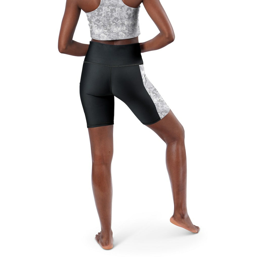 Baltimore Ravens Certo Women's High Waist Logo Two-Pocket Biker Shorts - Black - NFL