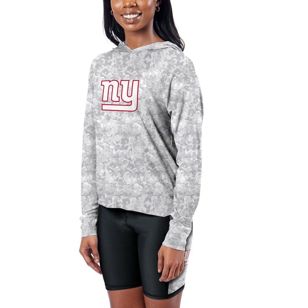 New York Giants Certo Women's Session Pullover Hoodie - Gray - NFL