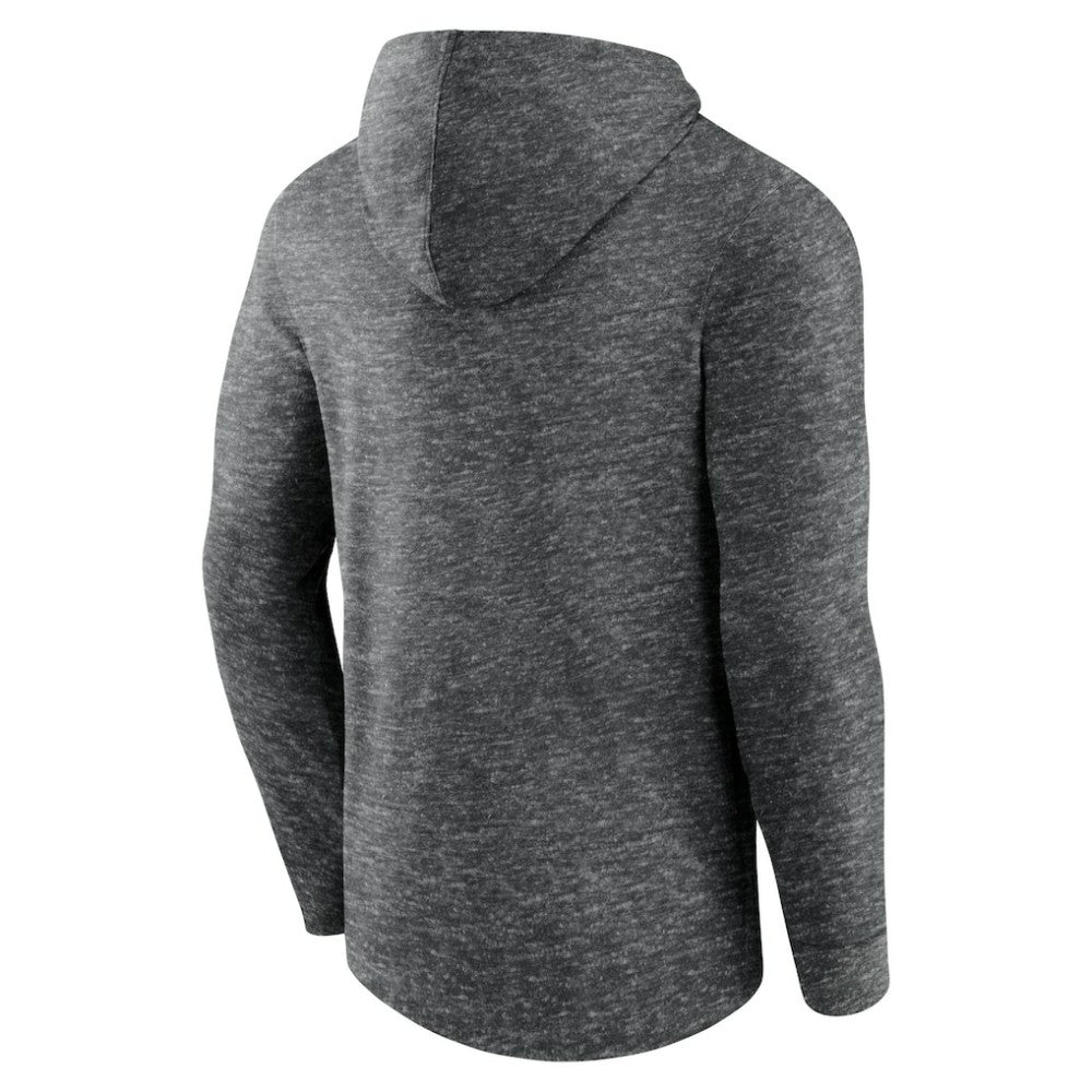 St. Louis Blues Fanatics Stacked Long Sleeve Hoodie T-Shirt - Heather Charcoal | Fanatics discount