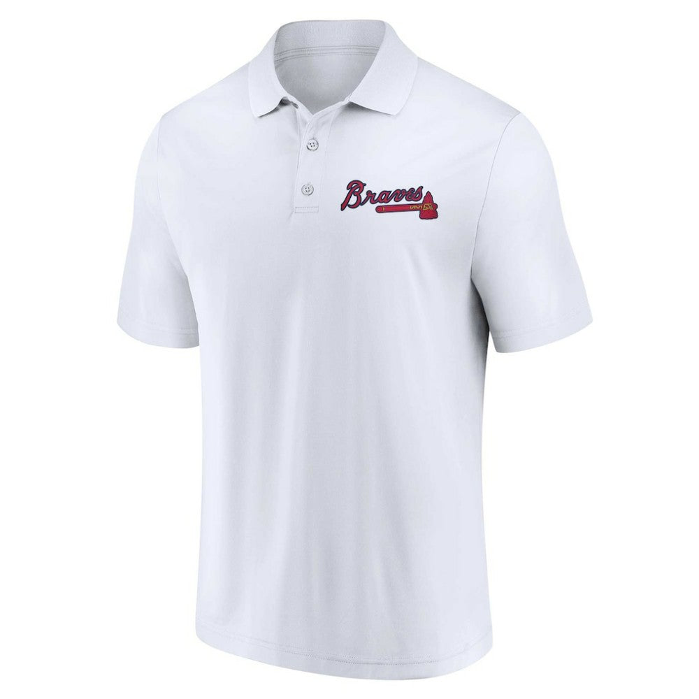 Atlanta Braves Fanatics Two-Pack Logo Lockup Polo Set for sale