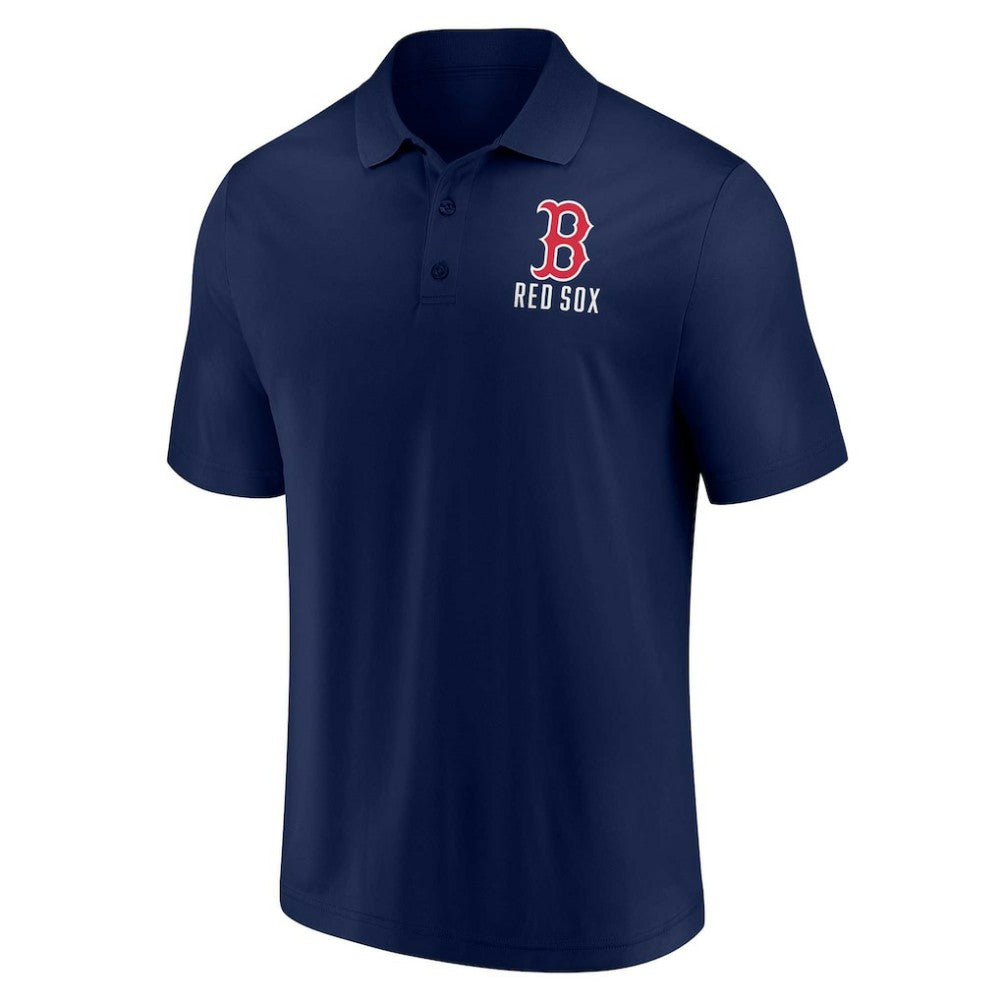 Boston Red Sox Fanatics Two-Pack Logo Lockup Polo Set Discount