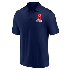 Boston Red Sox Fanatics Two-Pack Logo Lockup Polo Set Discount