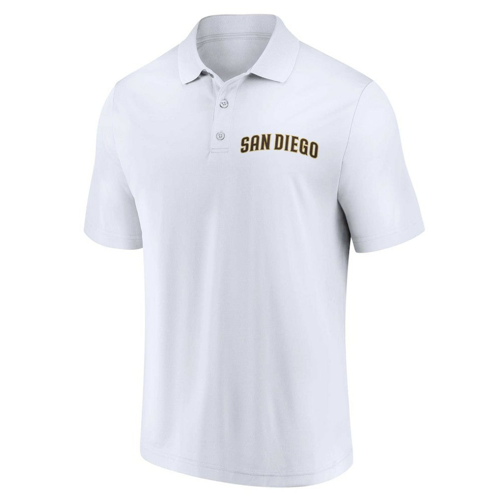 San Diego Padres Fanatics Two-Pack Logo Lockup Polo Set Outlet