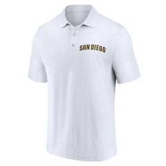 San Diego Padres Fanatics Two-Pack Logo Lockup Polo Set Outlet