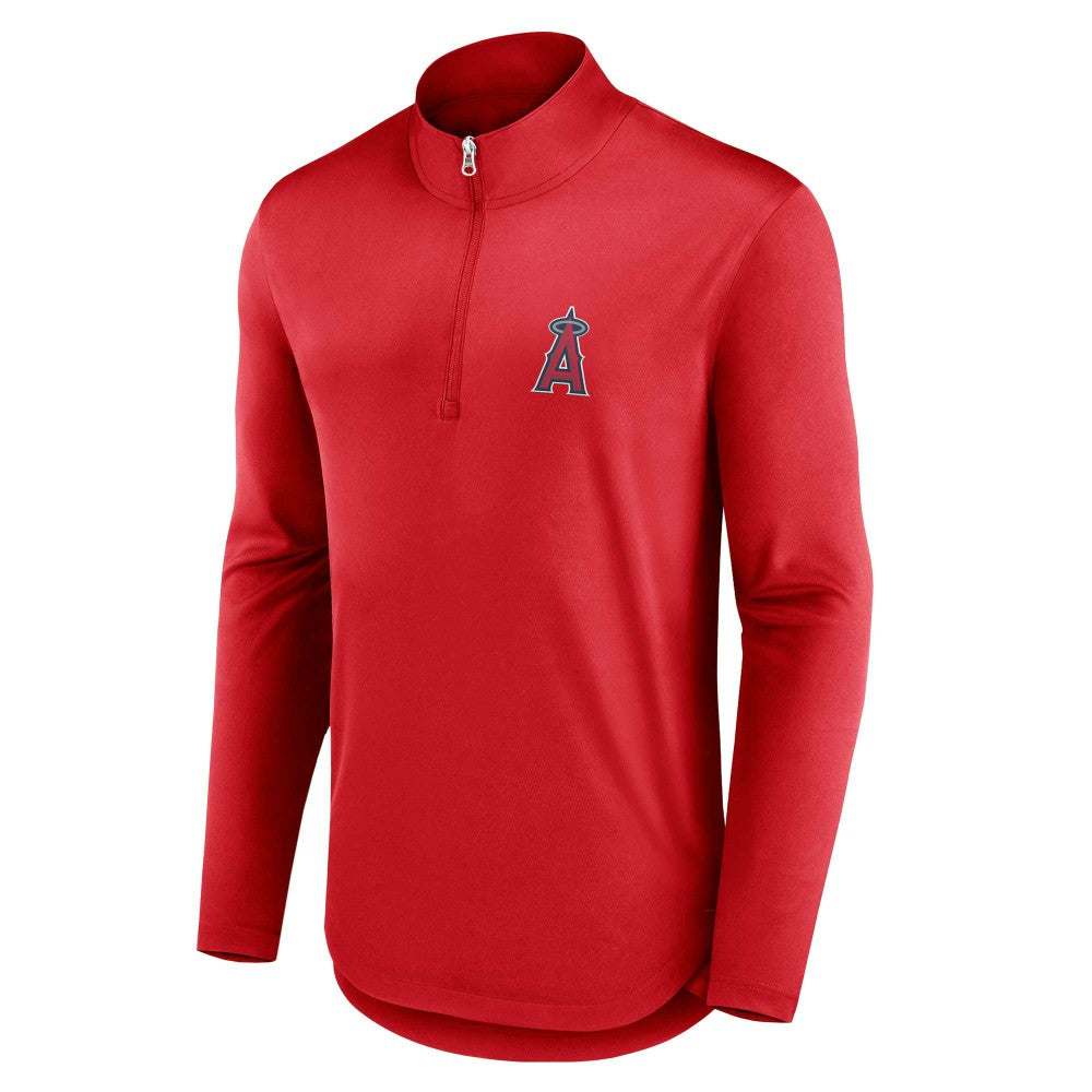 Los Angeles Angels Fanatics Quarterback Quarter-Zip Top for sale
