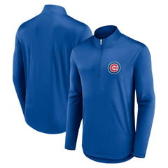 Chicago Cubs Fanatics Quarterback Quarter-Zip Top for sale
