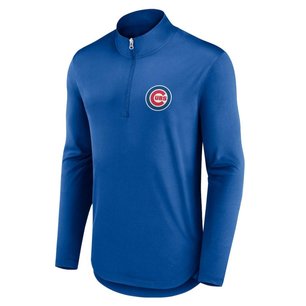 Chicago Cubs Fanatics Quarterback Quarter-Zip Top for sale