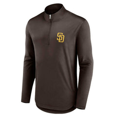 San Diego Padres Fanatics Quarterback Quarter-Zip Top Online