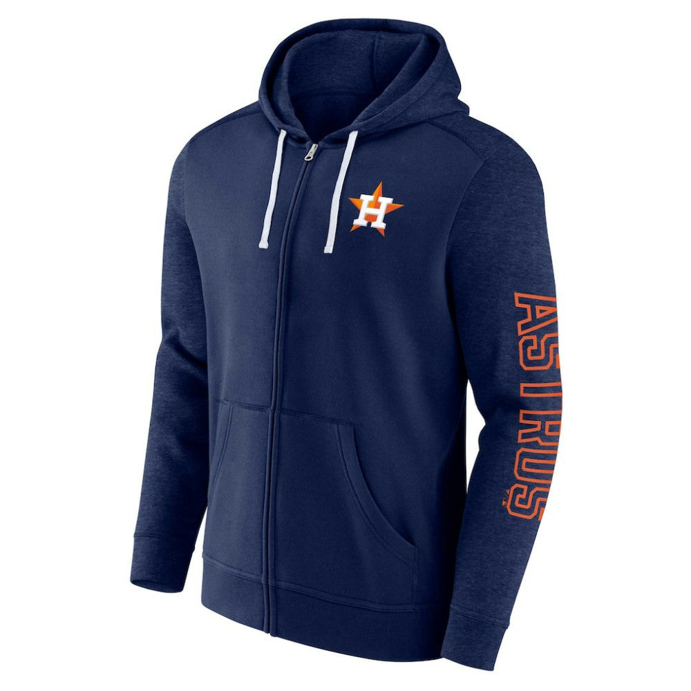 Houston Astros Fanatics Offensive Line Up Lightweight Full-Zip Hoodie Near Me
