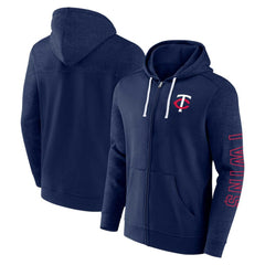 Minnesota Twins Fanatics Offensive Line Up Lightweight Full-Zip Hoodie Online