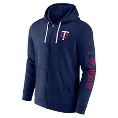 Minnesota Twins Fanatics Offensive Line Up Lightweight Full-Zip Hoodie Online