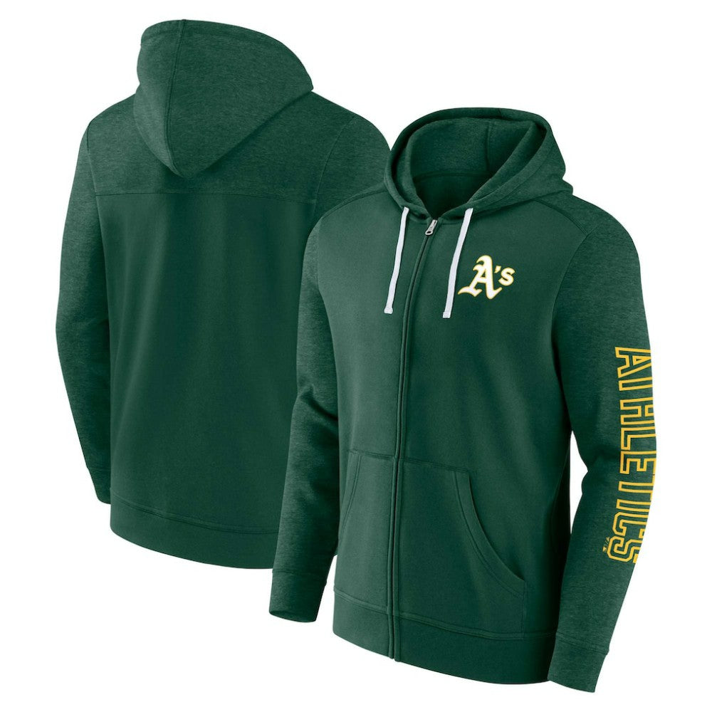 Athletics Fanatics Offensive Line Up Lightweight Full-Zip Hoodie Discount