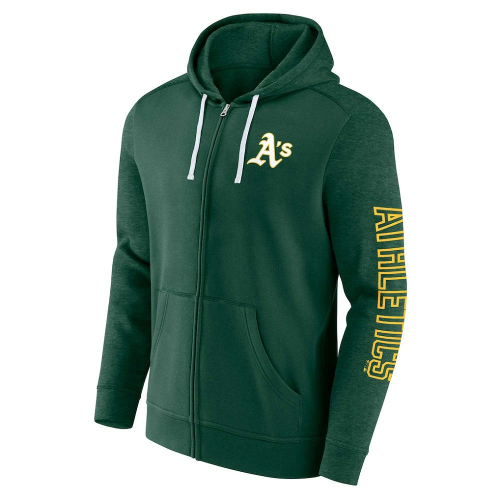 Athletics Fanatics Offensive Line Up Lightweight Full-Zip Hoodie Discount